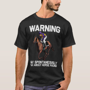 Camiseta Corrida de Cavalo para Mulheres Cavalas Racer Jock