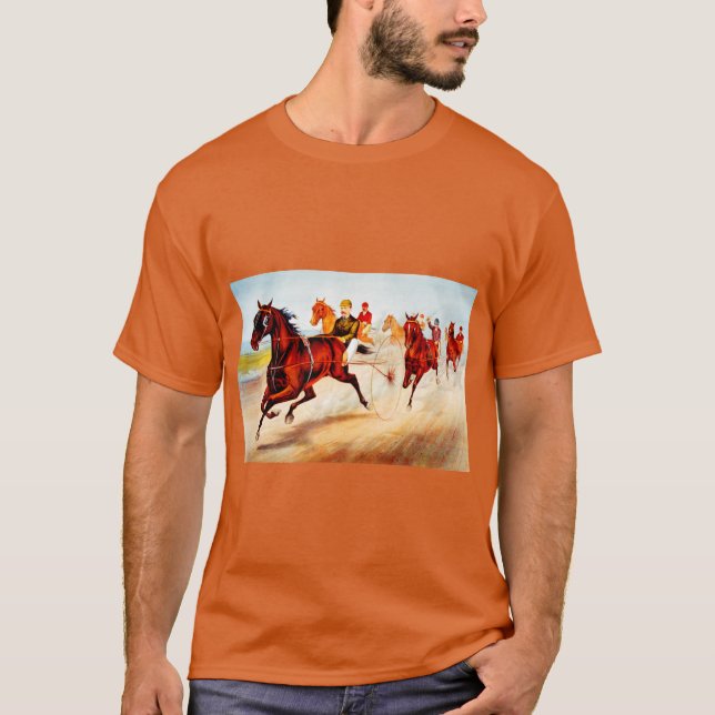 Camiseta Corrida de cavalos (Frente)