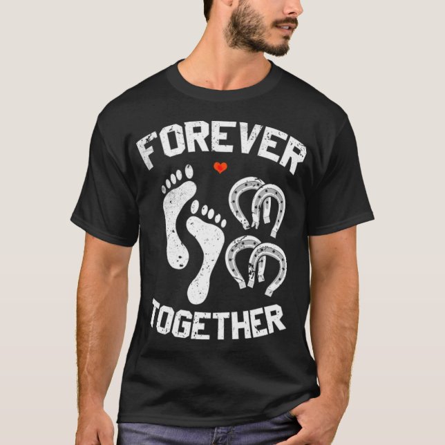 Camiseta Corrida de cavalos bibi de bloqueio (Frente)