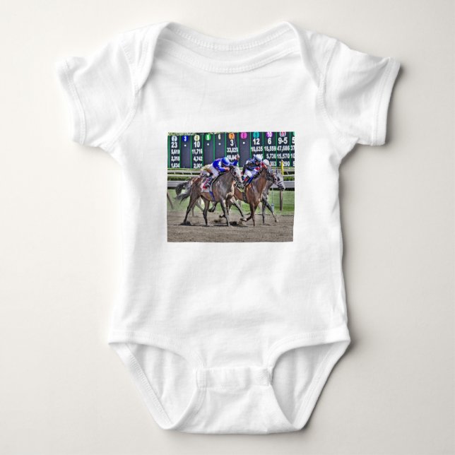 Camiseta Corrida de cavalos de Saratoga (Frente)