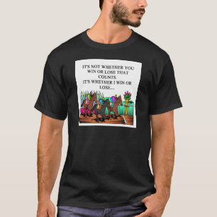 Camiseta corrida de cavalos derby