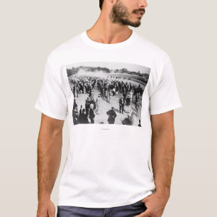 Camiseta Corrida de cavalos na fotografia de Saratoga