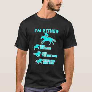 Camiseta Corrida De Cavalos O Dia Todo Rastreio De Cavalos 