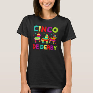 Camiseta Corrida de Cavalos Vintage Cinco De Derby Ky Derby