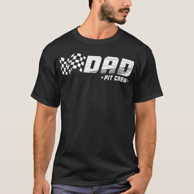 Camiseta Corrida de Corrida de Carro de pai (Frente)