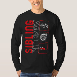 Camiseta Corrida de Corrida de Carros de Carro de Poço Irmã