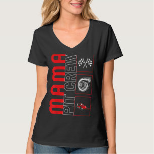 Camiseta Corrida de Corrida de Corrida de Carro de Mama Pit