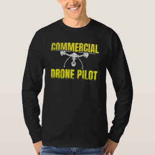 Camiseta Corrida de Drones Pilotos de Drones Comerciais