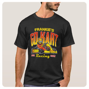 Camiseta Corrida de Kart Personalizada de Automobilismo