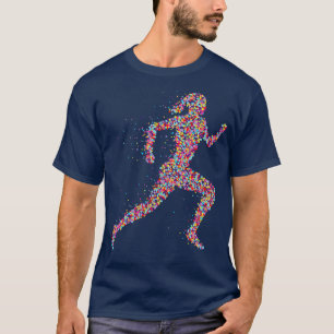Camiseta Corrida de Malhação esportiva jogger fêmea