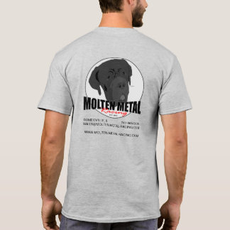 Camiseta Corrida de metais moldados - Camisa-T leve