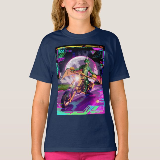 Camiseta Corrida de Moto Dragão (Frente)
