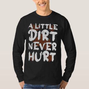 Camiseta Corrida de Moto Off-Road  Um Pouco de Terra Nunca 