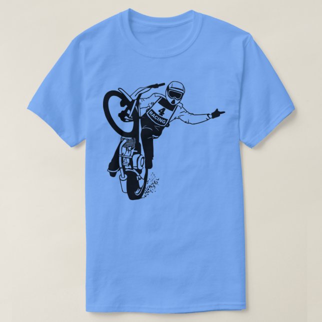Camiseta Corrida de Motocicleta 1 (Frente do Design)