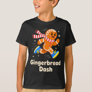 Camiseta Corrida de Natal Gingerbread Dash Mar
