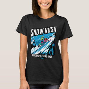 Camiseta Corrida de Neve em Snowmobile Racing - Esportes Ex