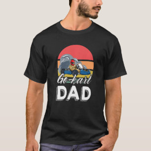Camiseta Corrida de Pai do kart Racetrack Racer