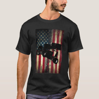 Camiseta Corrida de pistas de jato de Sprint Ferida America