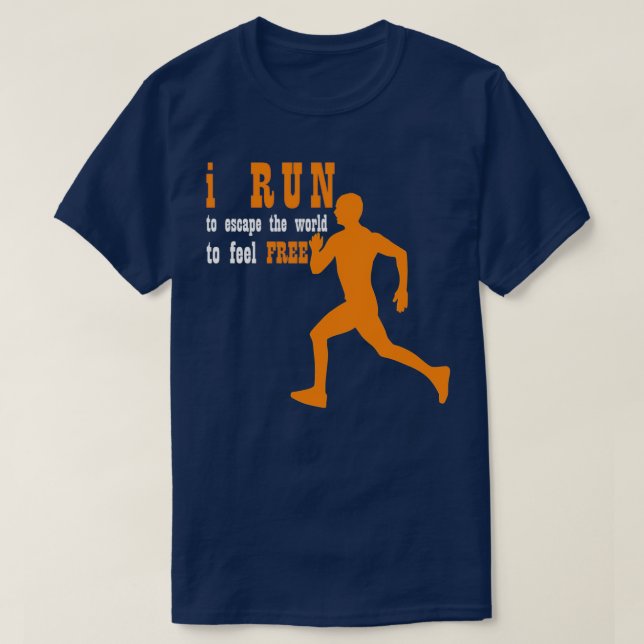 Camiseta Corrida de se sentir livre 2 (Frente do Design)