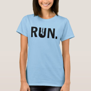 Camiseta Corrida de Silhouette para a Maratona Runner