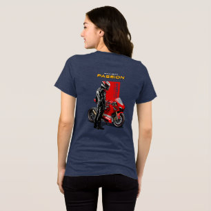 Camiseta Corrida de Superbike Paixão Máxima Gráfico de Cicl
