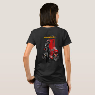 Camiseta Corrida de Superbike Paixão Máxima Gráfico de Cicl