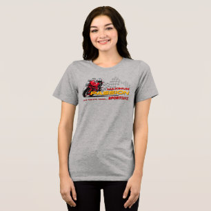 Camiseta Corrida de Superbike Paixão Máxima Gráfico de Moto