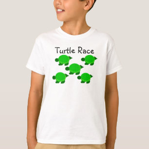 Camiseta Corrida de Tartaruga Tartaruga Verde