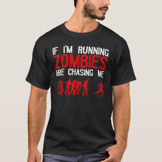 Camiseta Corrida de Zumbi para Homens e Mulheres no Hallowe
