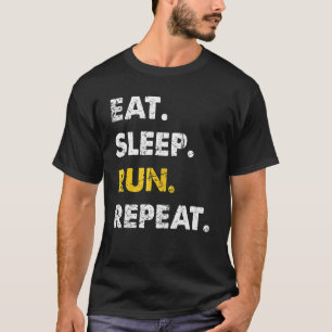 Camiseta Corrida do Runner Comer Suspensão Repetir