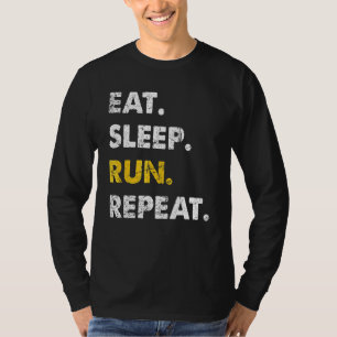 Camiseta Corrida do Runner Comer Suspensão Repetir
