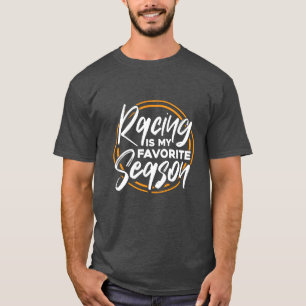 Camiseta Corrida É Minha Estação Favorita Carro Corrida fam