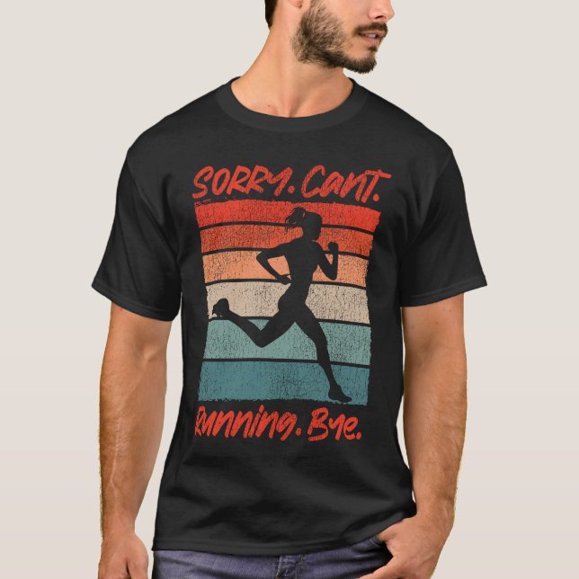 Camiseta Corrida em execução, desculpe. Não. A correr. Tcha (Frente)