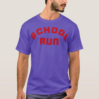 Camiseta Corrida Escolar De Volta Ao Design Da Escola Para