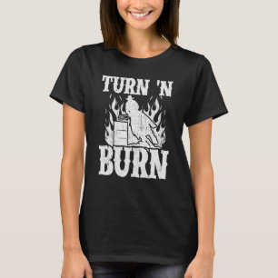Camiseta Corrida Legal De Cavalo De Corrida E Queimadura De
