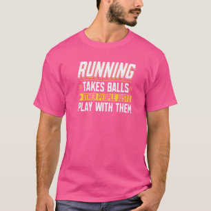 Camiseta Corrida leva Roupa da Maratona das Bolas