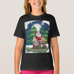 Camiseta "Corrida Mágica de Barcos de Papais noeis"