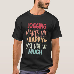 Camiseta Corrida Me Faz Feliz Não Tão Engraçado Joggi