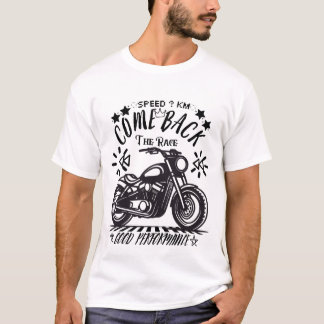Camiseta Corrida para o sucesso velocidade, desempenho, tri