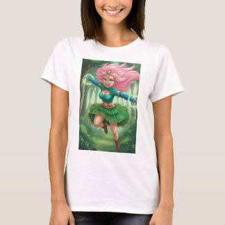 Camiseta Corrida pela Floresta Encantada – Personagem de Fa
