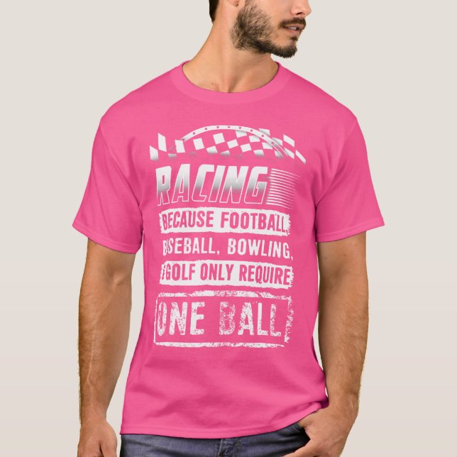 Camiseta Corrida Porque Boliches De Baseball E Golfe De Fut (Frente)
