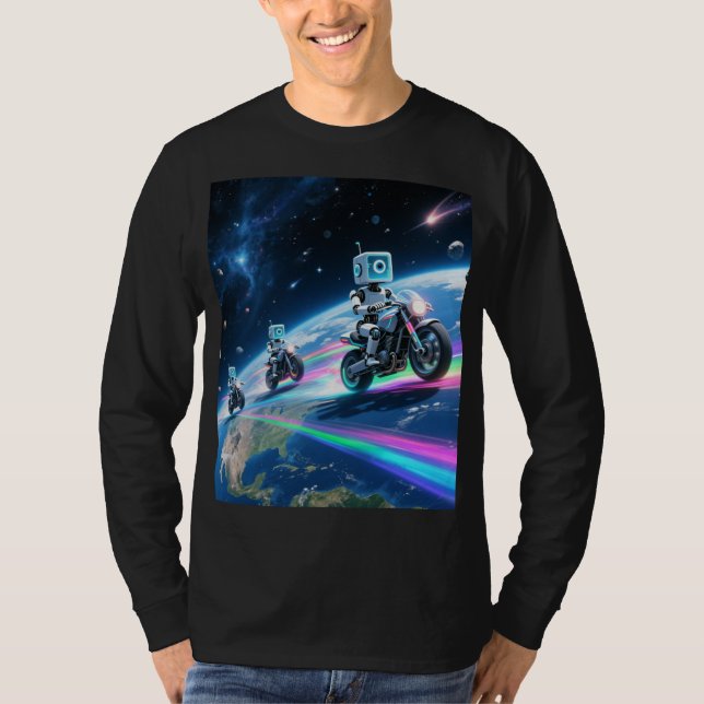 Camiseta Corrida Robô Galáctica (Frente)