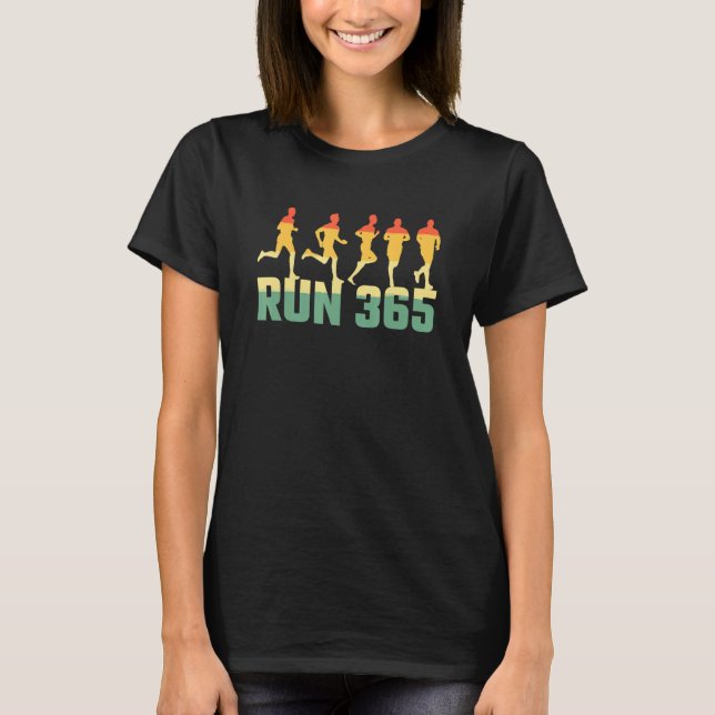 Camiseta Corrida Sem Interrupção - 365 Corridas Diárias (Frente)
