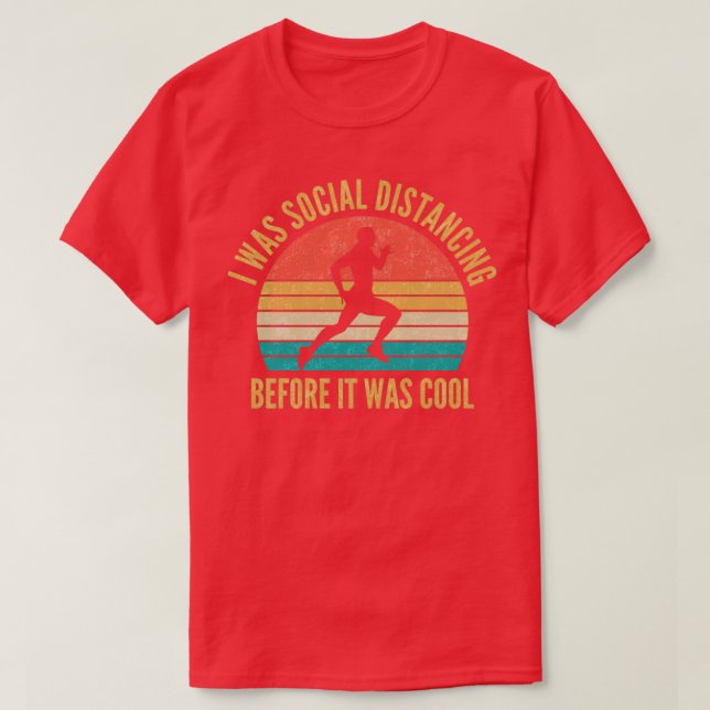 Camiseta Corridas de Execução de Distância Social Executand (Frente do Design)