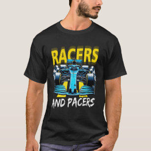 Camiseta Corridas e Pacers Carros de Corrida Arte da Corrid