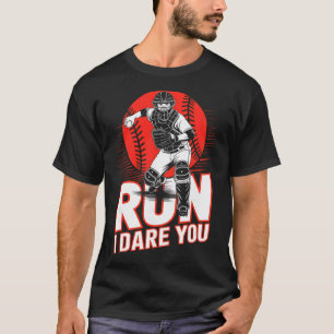 Camiseta Corro Eu Desafio Você Vender Receptor Engraçado Ve