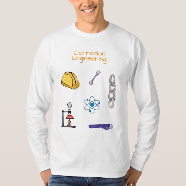 Camiseta Corrosion engineer Chemical engineering (Frente)