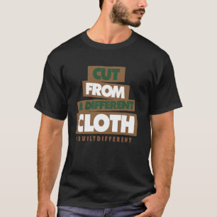 Camiseta Cortado De Um Tecido Diferente Construído Diferent