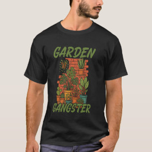Camiseta Cortador de grama de jardinagem Retrô Vintage Jard