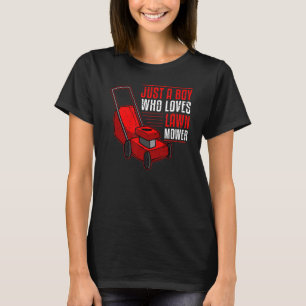 Camiseta Cortador de grama Menino jardinagem Jardineiro Cor